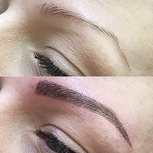 Microblading vorher nachher